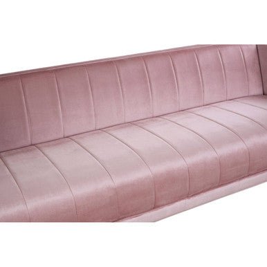 Otylia 3 Seat Pink Sofa - Bargainia.com - 
