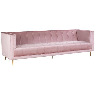 Otylia 3 Seat Pink Sofa - Bargainia.com - 