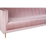 Otylia 3 Seat Pink Sofa - Bargainia.com - 