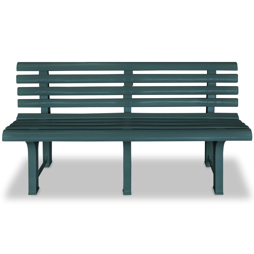 Outdoor Patio Plastic 2/3 Person Garden Bench Chair Outside Benches - Bargainia.com - 8718475570547 - 43584
