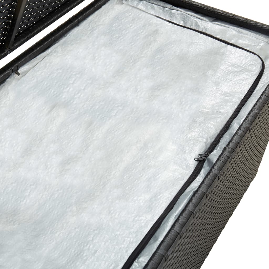 Outdoor Patio Poly Rattan 190L Garden Storage Box Cushion Boxes Cabinet Unit - Bargainia.com - 8719883732169 - 46471