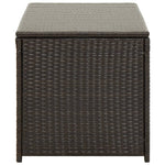 Outdoor Patio Poly Rattan 190L Garden Storage Box Cushion Boxes Cabinet Unit - Bargainia.com - 