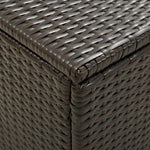 Outdoor Patio Poly Rattan 190L Garden Storage Box Cushion Boxes Cabinet Unit - Bargainia.com - 