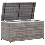 Outdoor Patio Poly Rattan 190L Garden Storage Box Cushion Boxes Cabinet Unit - Bargainia.com - 