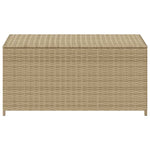 Outdoor Patio Poly Rattan 190L Garden Storage Box Cushion Boxes Cabinet Unit - Bargainia.com - 