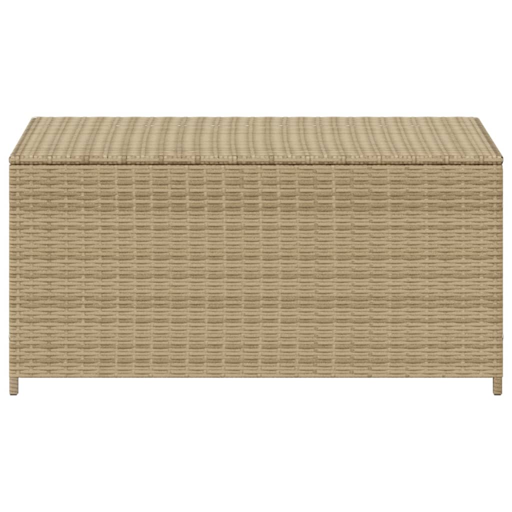 Outdoor Patio Poly Rattan 190L Garden Storage Box Cushion Boxes Cabinet Unit - Bargainia.com - 