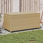 Outdoor Patio Poly Rattan 190L Garden Storage Box Cushion Boxes Cabinet Unit - Bargainia.com - 