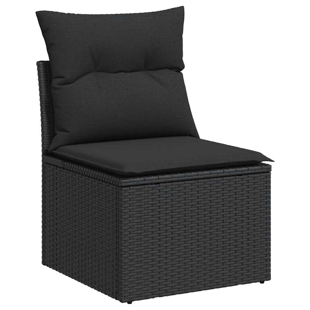 Outdoor Patio Poly Rattan 2 Seater Garden Sofa Chair Seat With Cushions & Storage - Bargainia.com - 8721158726780 - 3325242