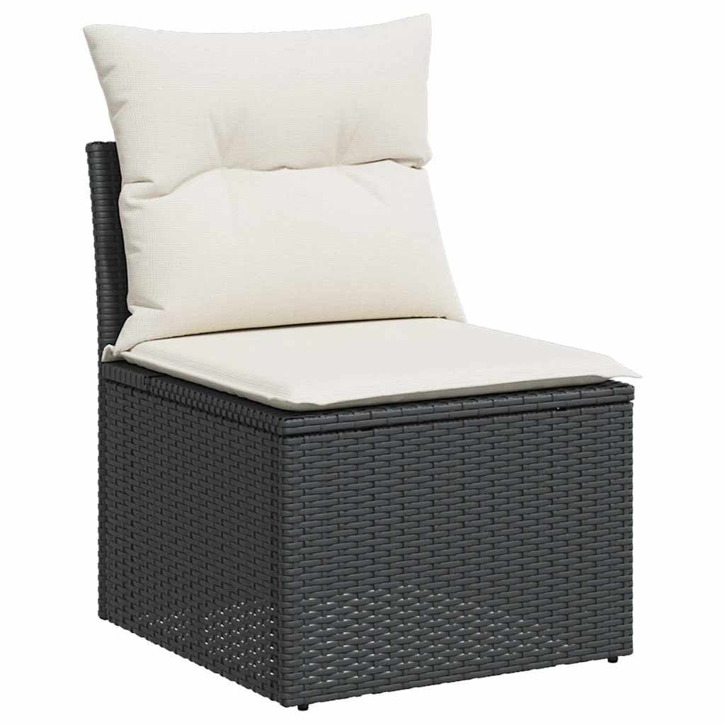 Outdoor Patio Poly Rattan 2 Seater Garden Sofa Chair Seat With Cushions & Storage - Bargainia.com - 8721158726780 - 3325242