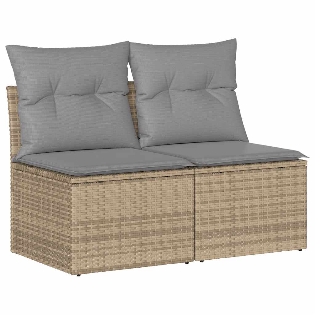 Outdoor Patio Poly Rattan 2 Seater Garden Sofa Chair Seat With Cushions & Storage - Bargainia.com - 8721158726810 - 3325245