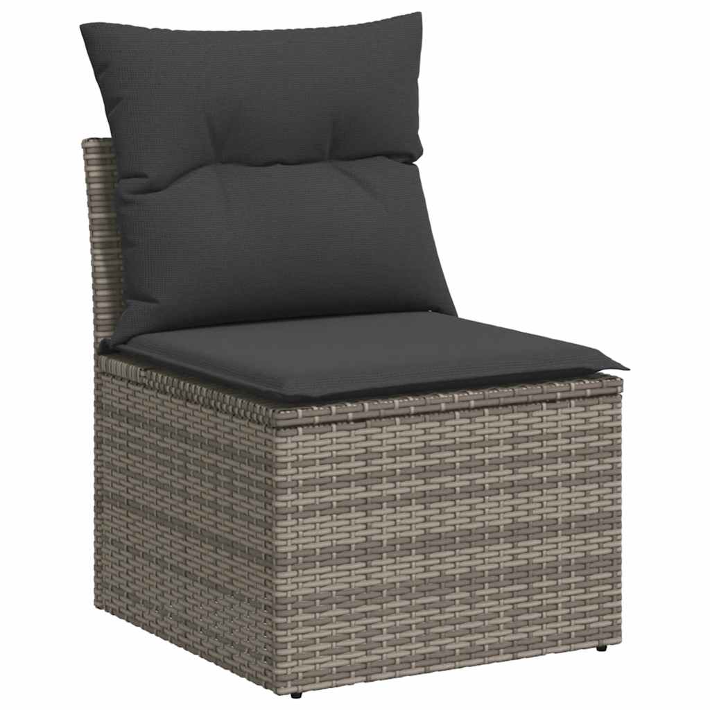 Outdoor Patio Poly Rattan 2 Seater Garden Sofa Chair Seat With Cushions & Storage - Bargainia.com - 8721158726827 - 3325246