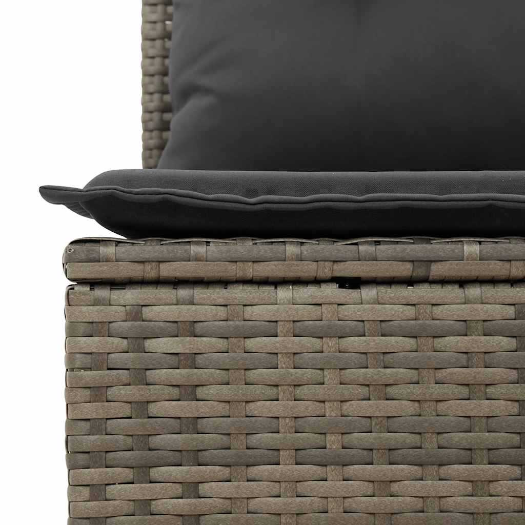 Outdoor Patio Poly Rattan 2 Seater Garden Sofa Chair Seat With Cushions & Storage - Bargainia.com - 8721158726827 - 3325246
