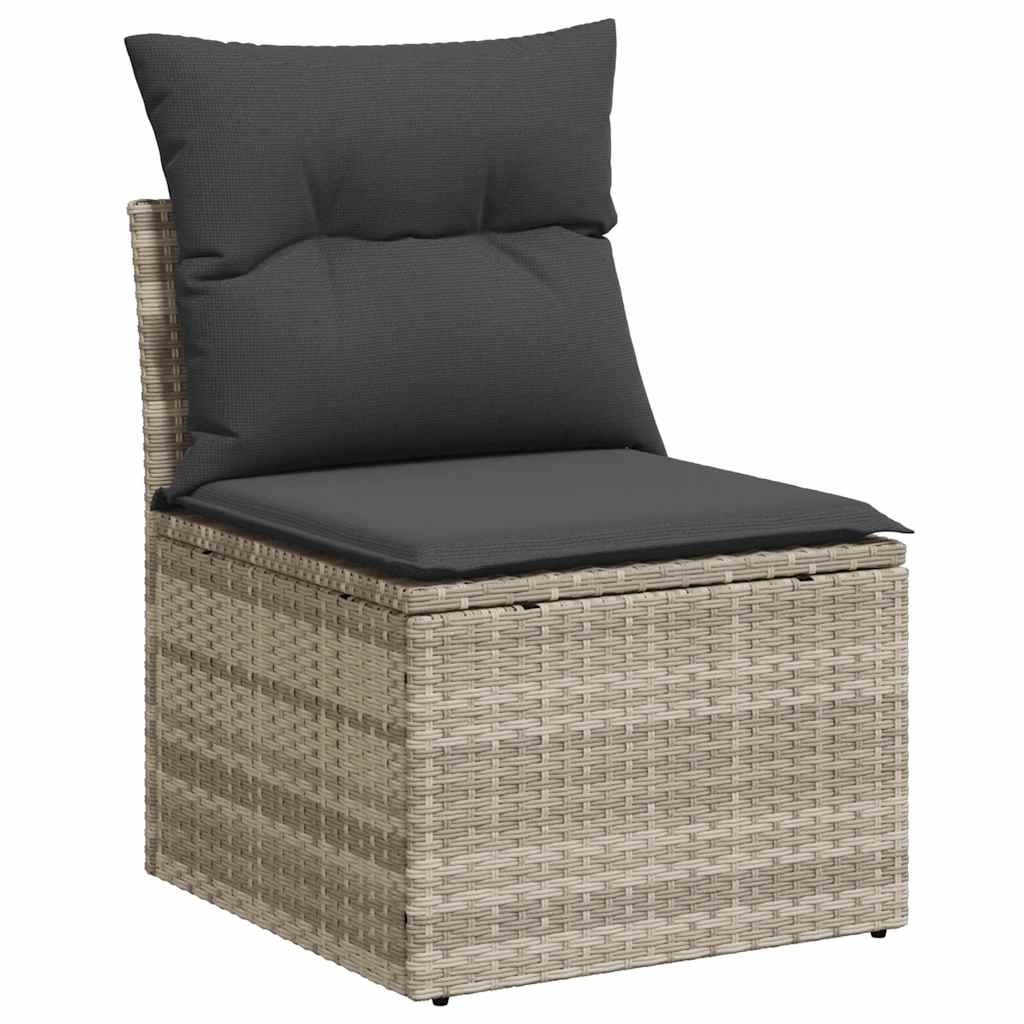 Outdoor Patio Poly Rattan 2 Seater Garden Sofa Chair Seat With Cushions & Storage - Bargainia.com - 8721158726841 - 3325248
