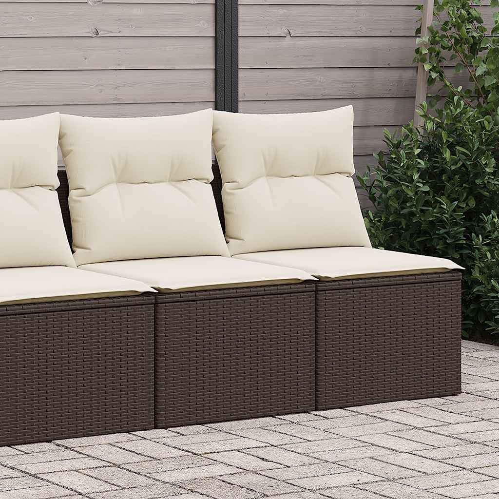Outdoor Patio Poly Rattan 2 Seater Garden Sofa Chair Seat With Cushions & Storage - Bargainia.com - 8721158726858 - 3325249