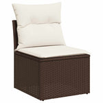 Outdoor Patio Poly Rattan 2 Seater Garden Sofa Chair Seat With Cushions & Storage - Bargainia.com - 
