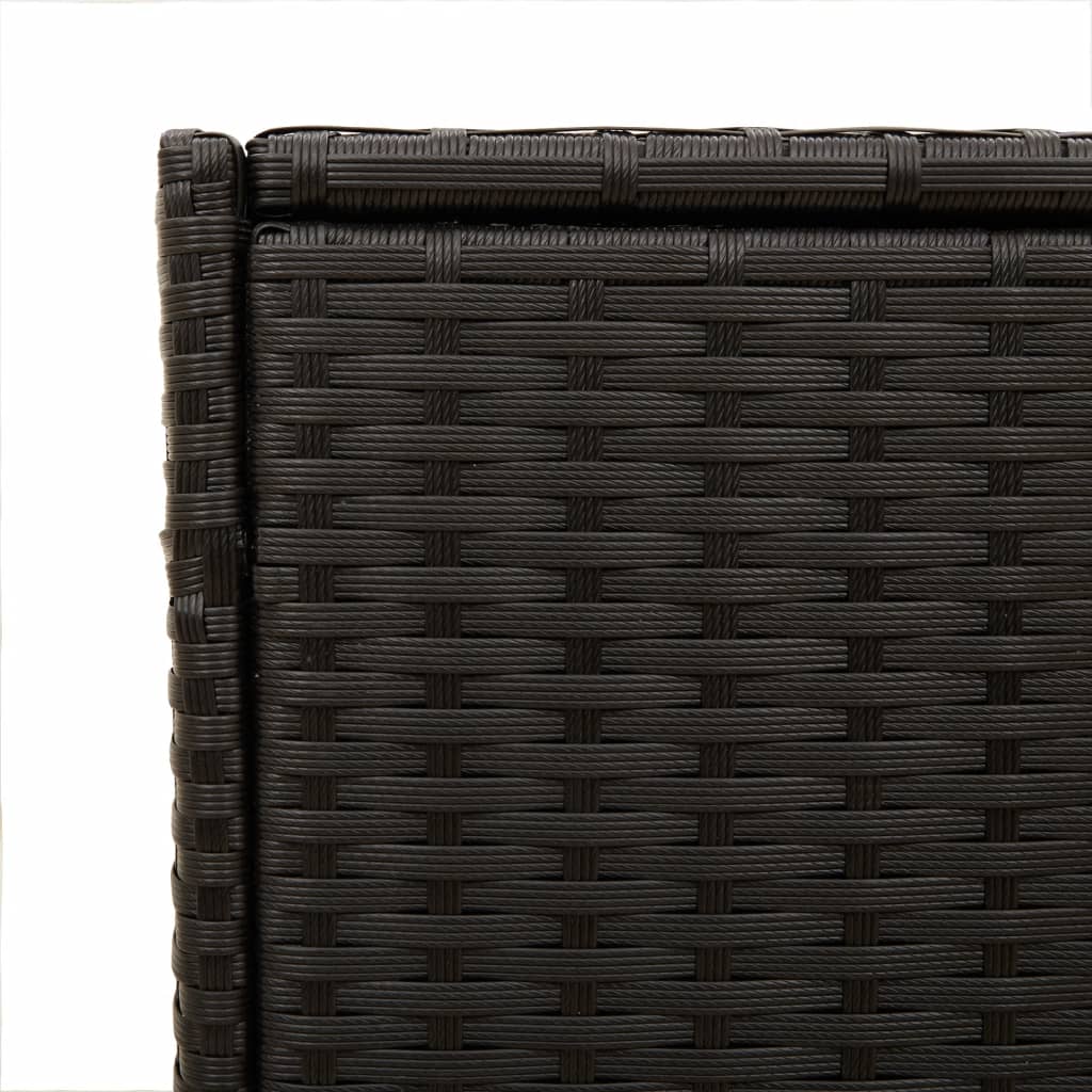Outdoor Patio Poly Rattan 283L Garden Storage Box With Wheels Cushion Boxes - Bargainia.com - 8721012243583 - 365316