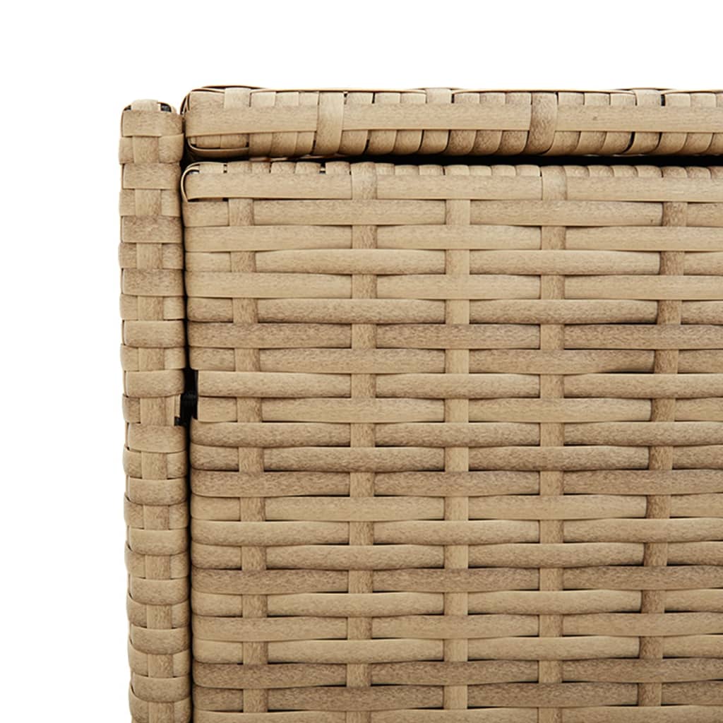 Outdoor Patio Poly Rattan 283L Garden Storage Box With Wheels Cushion Boxes - Bargainia.com - 8721012243613 - 365319