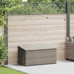 Outdoor Patio Poly Rattan Garden Storage Box Cabinet Cushion Boxes Unit - Bargainia.com - 