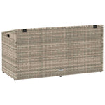 Outdoor Patio Poly Rattan Garden Storage Box Cabinet Cushion Boxes Unit - Bargainia.com - 