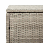Outdoor Patio Poly Rattan Garden Storage Box Cabinet Cushion Boxes Unit - Bargainia.com - 