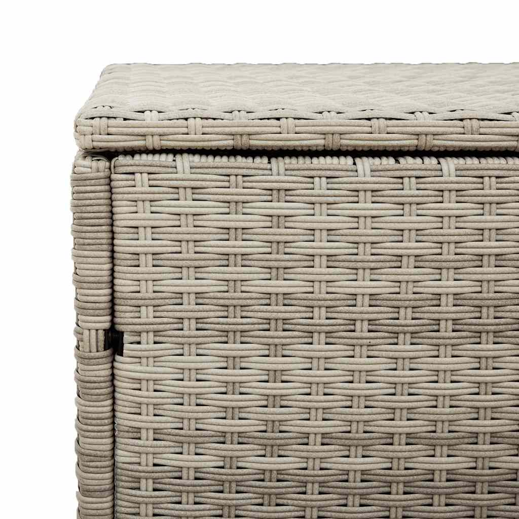 Outdoor Patio Poly Rattan Garden Storage Box Cabinet Cushion Boxes Unit - Bargainia.com - 