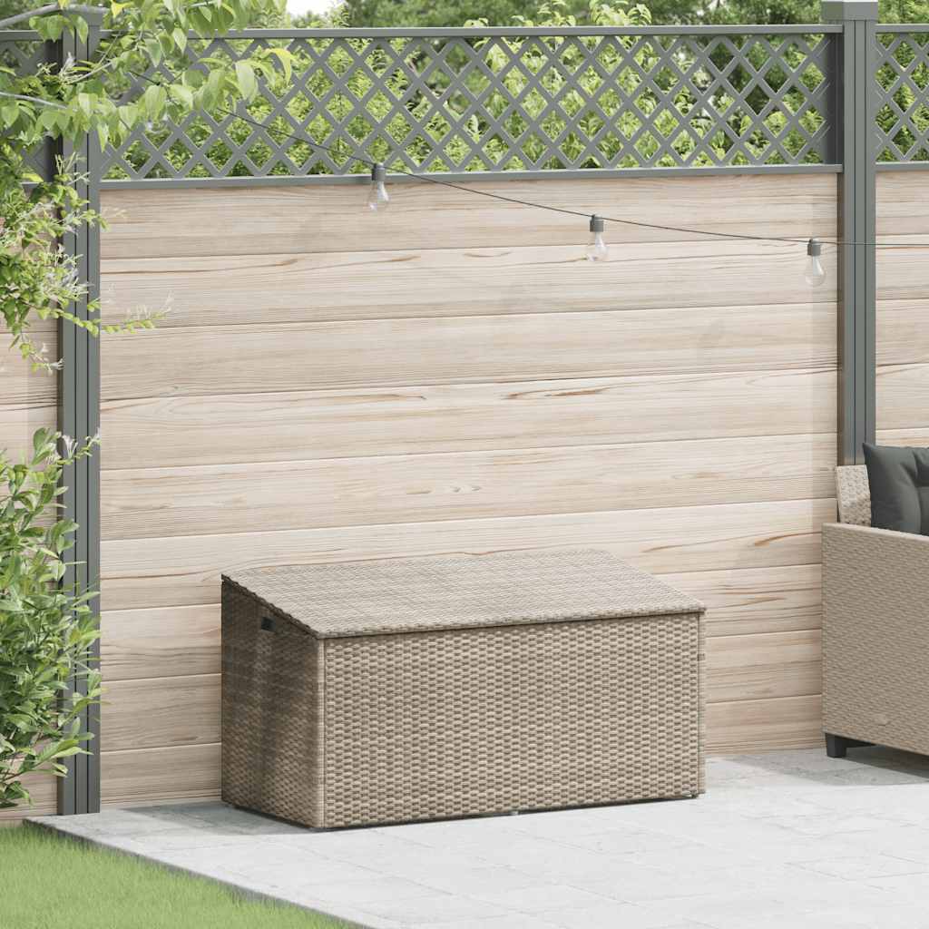 Outdoor Patio Poly Rattan Garden Storage Box Cabinet Cushion Boxes Unit - Bargainia.com - 8721158667069 - 4104073