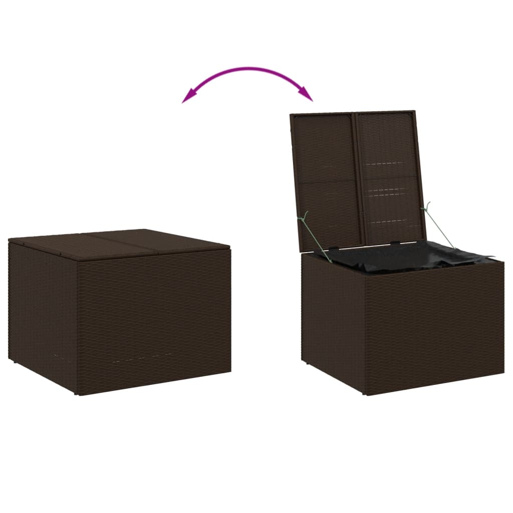 Outdoor Patio Poly Rattan Garden Storage Box Cushion Boxes Cabinet Unit Trunk - Bargainia.com - 8721012243798 - 365337