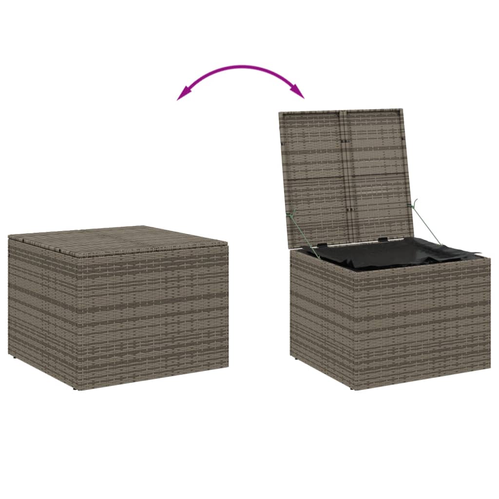 Outdoor Patio Poly Rattan Garden Storage Box Cushion Boxes Cabinet Unit Trunk - Bargainia.com - 8721012243804 - 365338