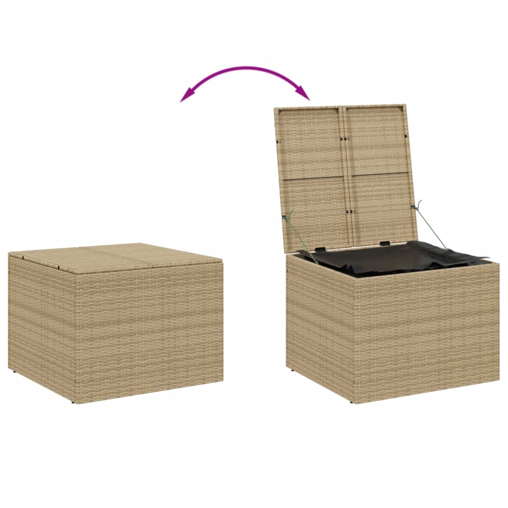 Outdoor Patio Poly Rattan Garden Storage Box Cushion Boxes Cabinet Unit Trunk - Bargainia.com - 8721012243811 - 365339