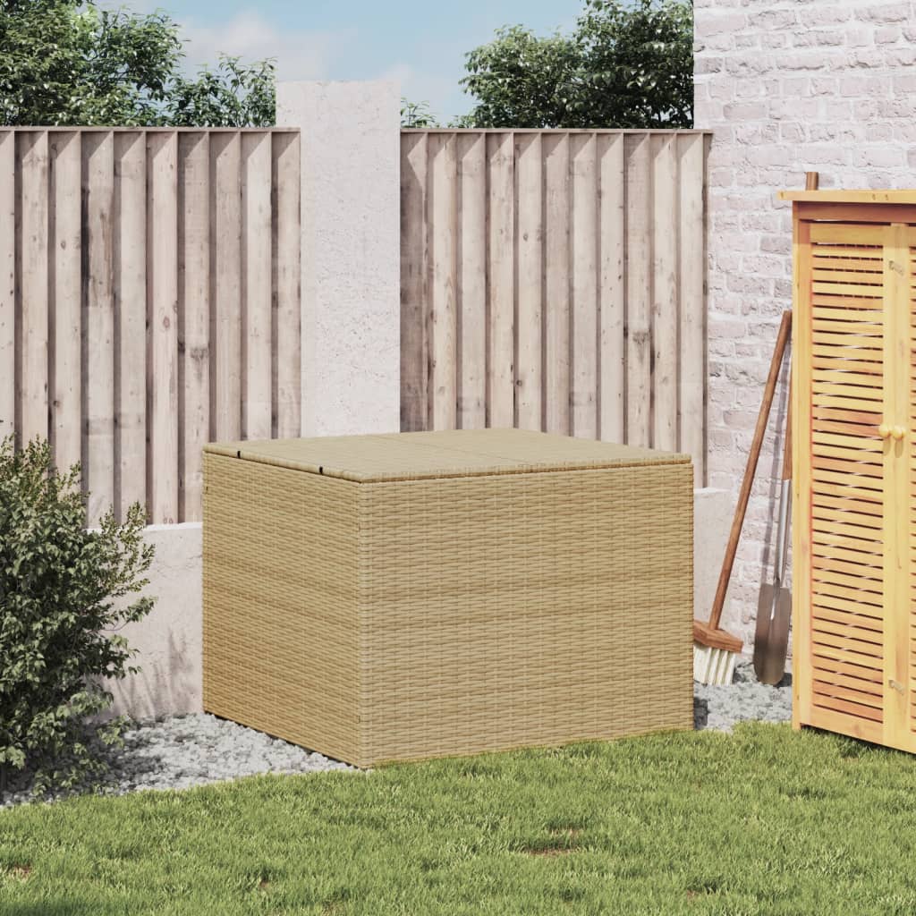 Outdoor Patio Poly Rattan Garden Storage Box Cushion Boxes Cabinet Unit Trunk - Bargainia.com - 8721012243811 - 365339