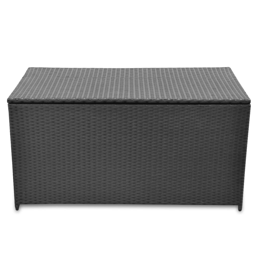 Outdoor Patio Poly Rattan Garden Storage Box Cushion Boxes Chest Cabinet - Bargainia.com - 