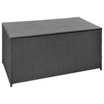 Outdoor Patio Poly Rattan Garden Storage Box Cushion Boxes Chest Cabinet - Bargainia.com - 