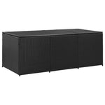 Outdoor Patio Poly Rattan Large Garden Storage Box Cushion Boxes Cabinet Unit - Bargainia.com - 