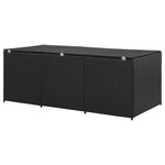 Outdoor Patio Poly Rattan Large Garden Storage Box Cushion Boxes Cabinet Unit - Bargainia.com - 