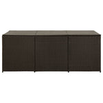 Outdoor Patio Poly Rattan Large Garden Storage Box Cushion Boxes Cabinet Unit - Bargainia.com - 