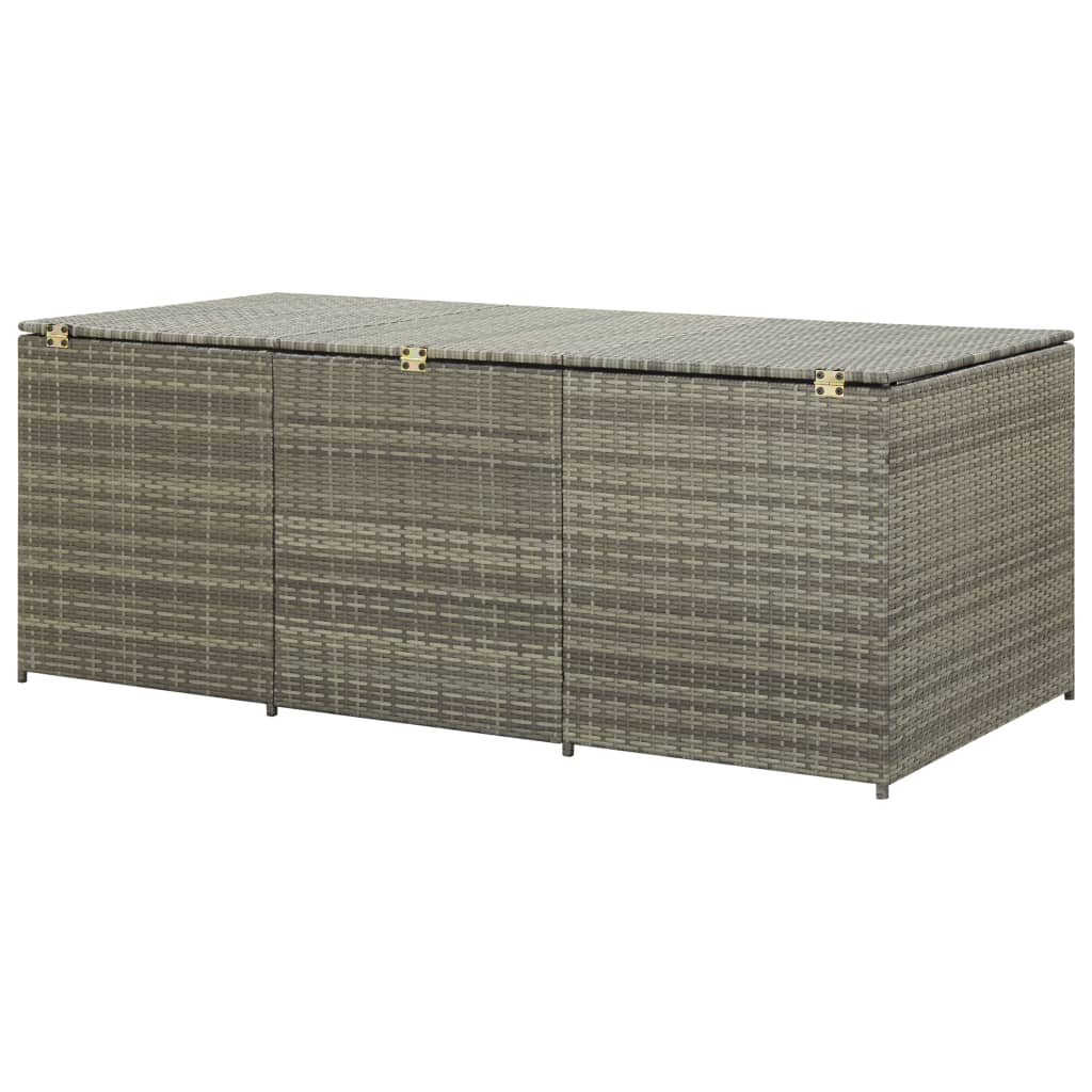 Outdoor Patio Poly Rattan Large Garden Storage Box Cushion Boxes Cabinet Unit - Bargainia.com - 8719883732244 - 46479