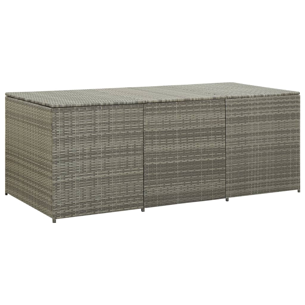 Outdoor Patio Poly Rattan Large Garden Storage Box Cushion Boxes Cabinet Unit - Bargainia.com - 
