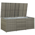 Outdoor Patio Poly Rattan Large Garden Storage Box Cushion Boxes Cabinet Unit - Bargainia.com - 