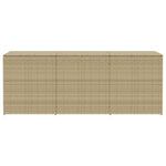 Outdoor Patio Poly Rattan Large Garden Storage Box Cushion Boxes Cabinet Unit - Bargainia.com - 