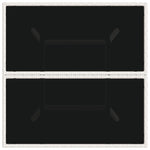 Outdoor Patio Poly Rattan Square 4 Person Garden Dining Table With Glass Top - Bargainia.com - 