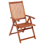 Outdoor Patio Wooden Foldable Garden Chairs Acacia Wood Seats 2 3 4 6 8 pcs - Bargainia.com - 