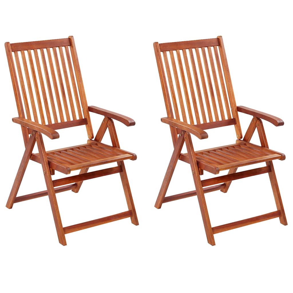 Outdoor Patio Wooden Foldable Garden Chairs Acacia Wood Seats 2 3 4 6 8 pcs - Bargainia.com - 8718475965763 - 41820