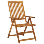 Outdoor Patio Wooden Foldable Garden Chairs Acacia Wood Seats 2 3 4 6 8 pcs - Bargainia.com - 