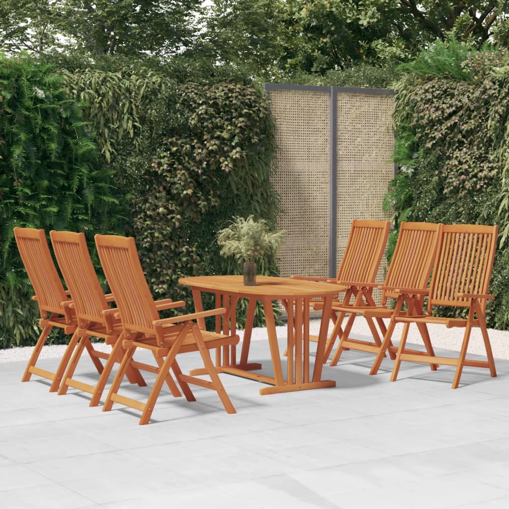 Outdoor Patio Wooden Foldable Garden Chairs Folding Wood Seat 2 4 6 8 pcs - Bargainia.com - 8720286758823 - 3087345