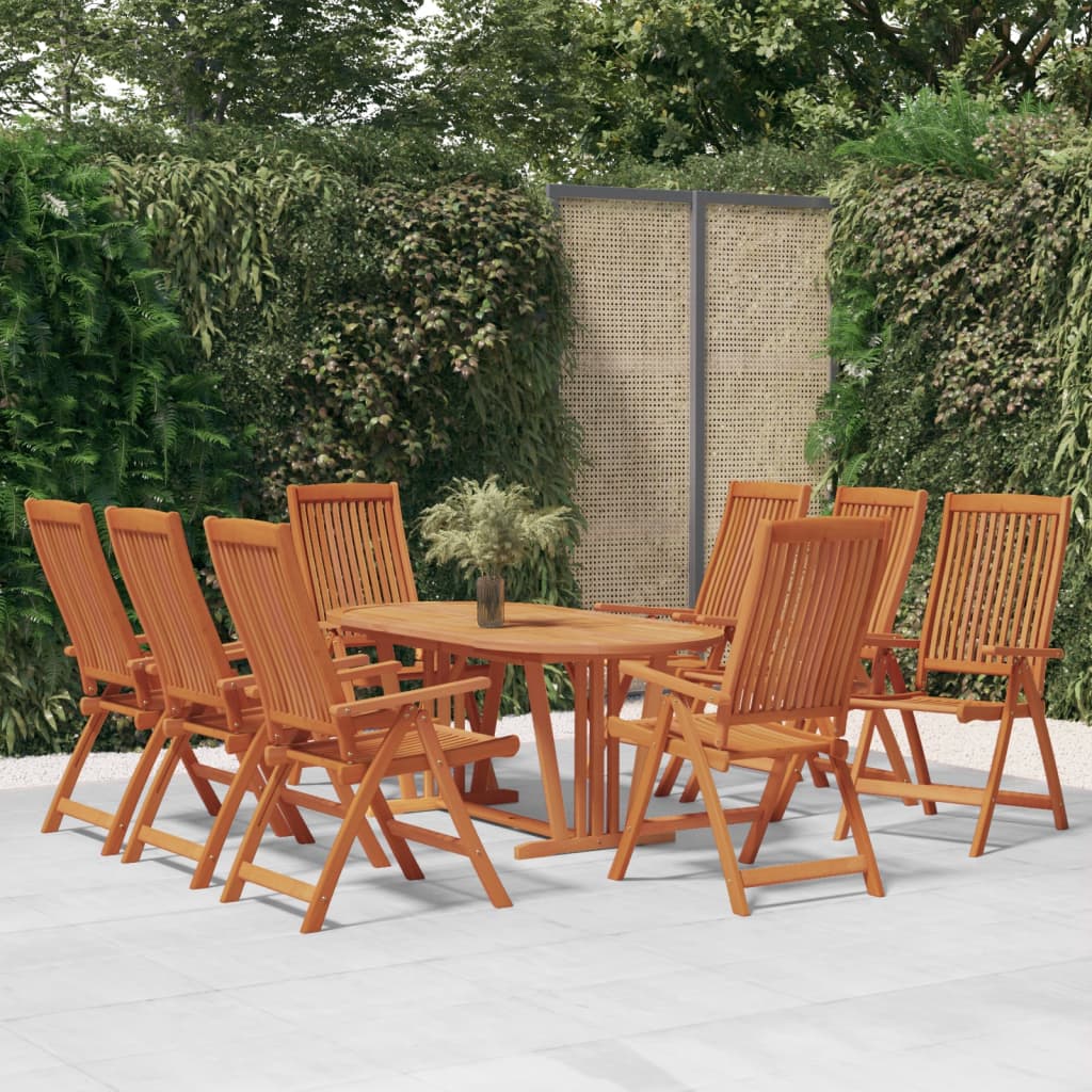 Outdoor Patio Wooden Foldable Garden Chairs Folding Wood Seat 2 4 6 8 pcs - Bargainia.com - 8720286758830 - 3087346