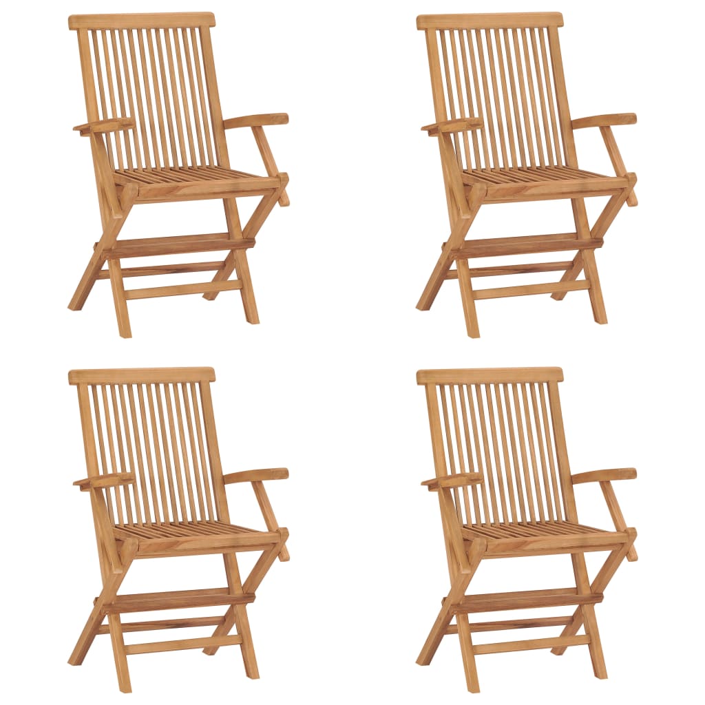 Outdoor Patio Wooden Foldable Garden Chairs Set Folding Wood Chair 2 3 4 6 8 pcs - Bargainia.com - 8720286818923 - 3096593