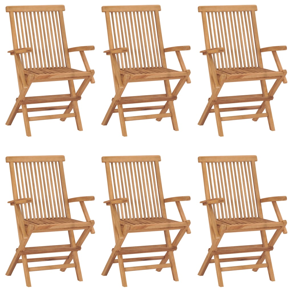 Outdoor Patio Wooden Foldable Garden Chairs Set Folding Wood Chair 2 3 4 6 8 pcs - Bargainia.com - 8720286818930 - 3096594