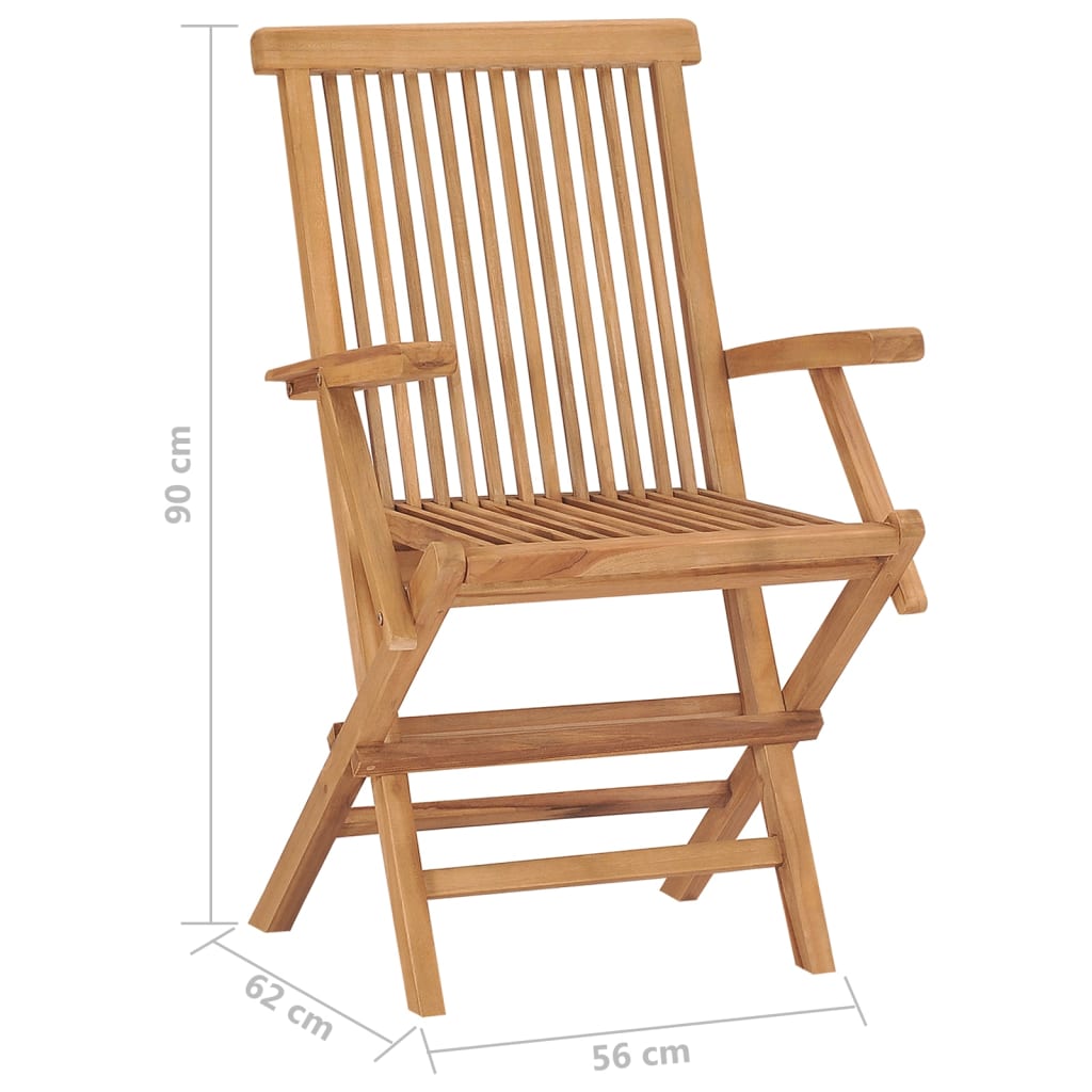 Outdoor Patio Wooden Foldable Garden Chairs Set Folding Wood Chair 2 3 4 6 8 pcs - Bargainia.com - 8720286818947 - 3096595