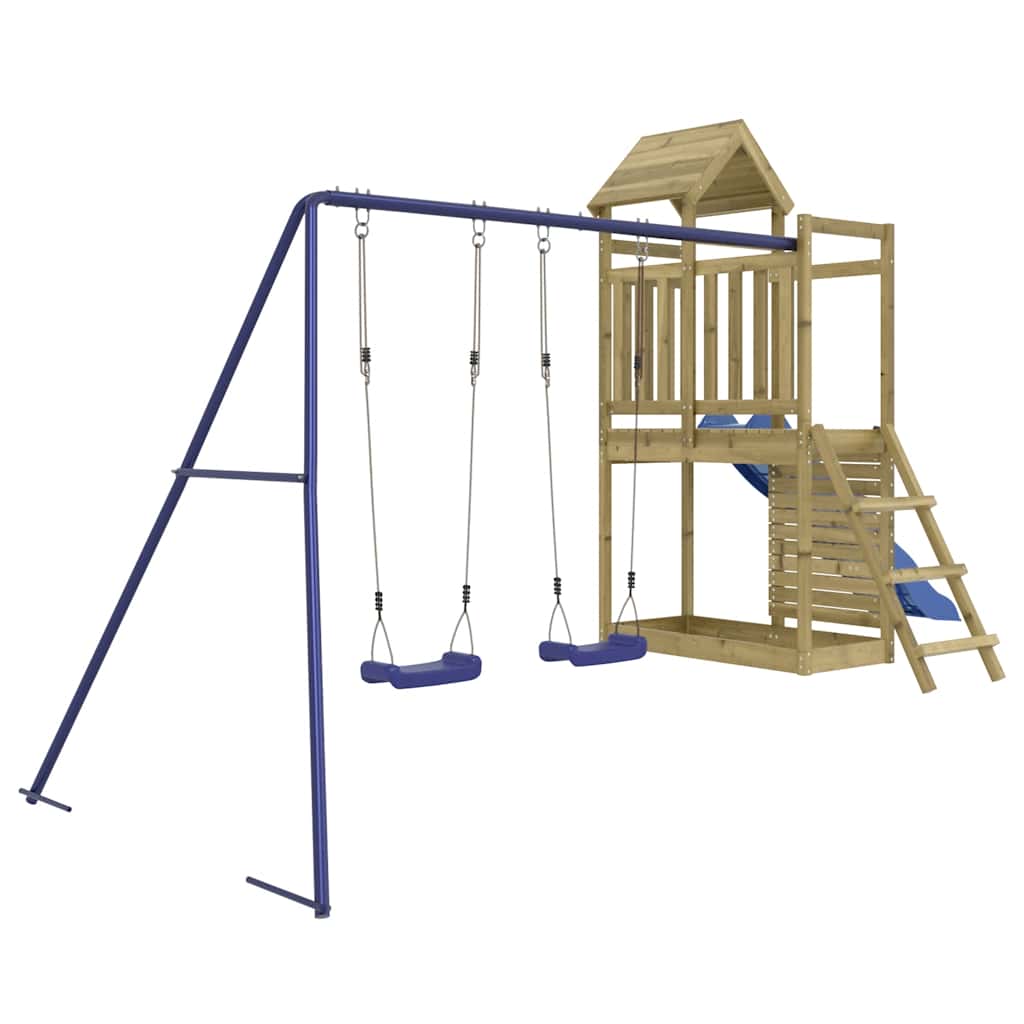 Outdoor Playset Impregnated Wood Pine - Bargainia.com - 