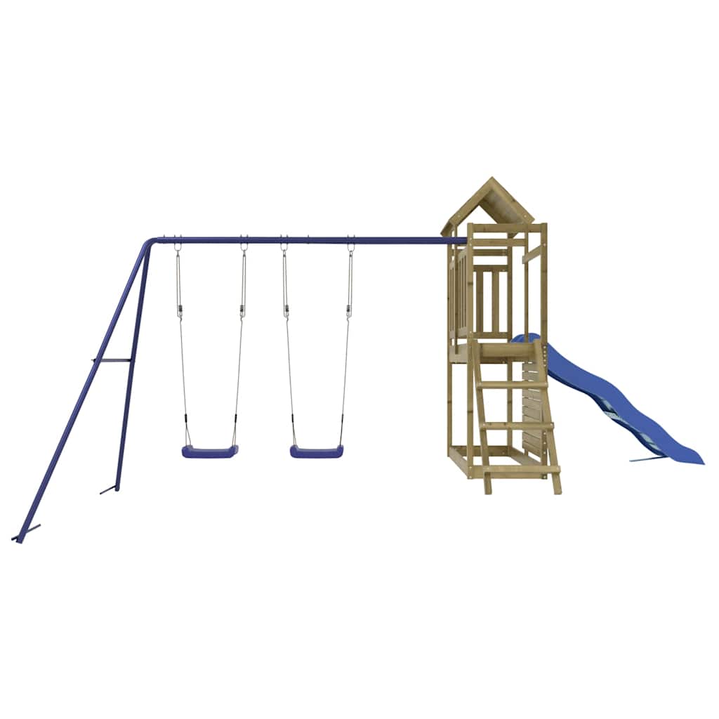 Outdoor Playset Impregnated Wood Pine - Bargainia.com - 
